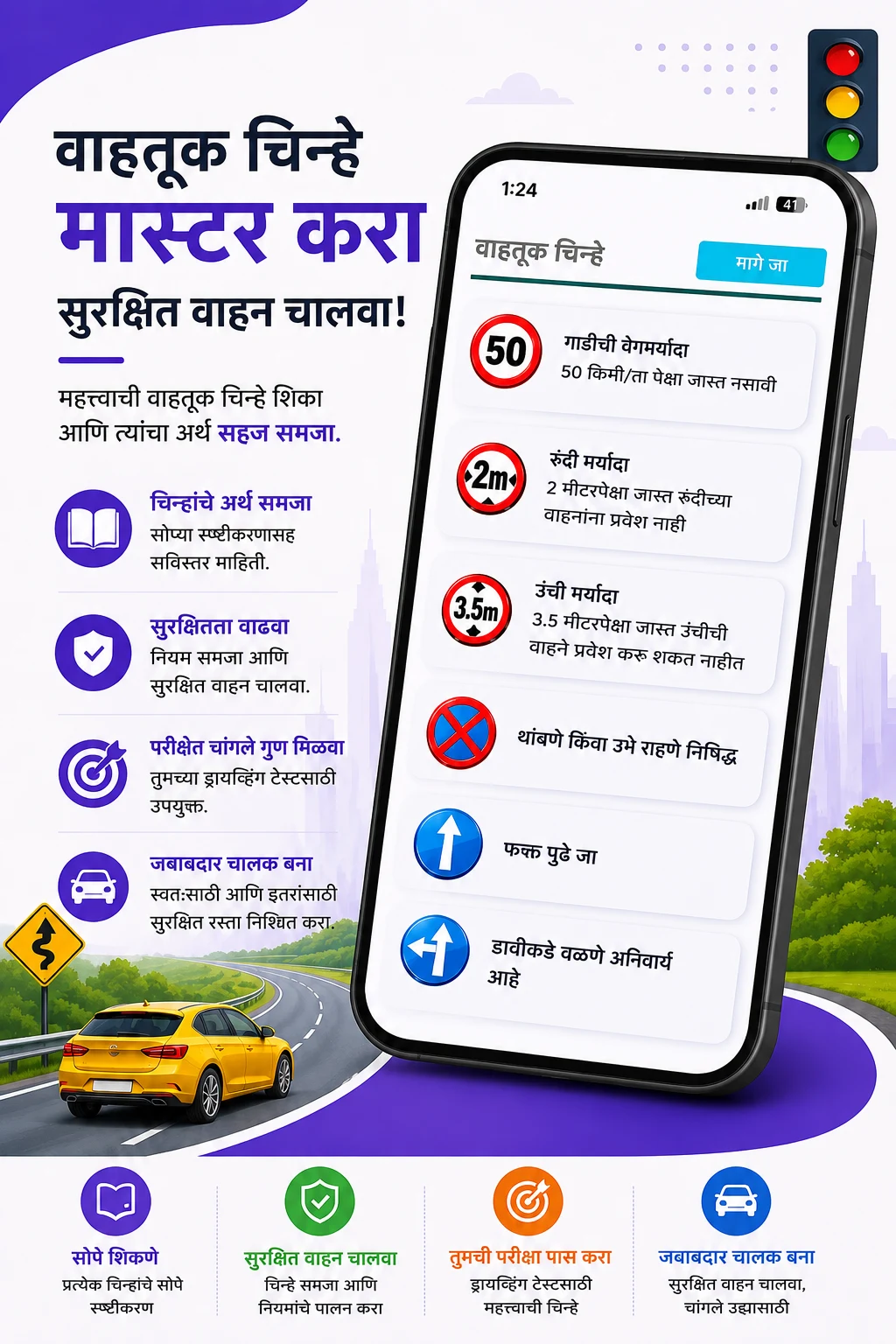 RTO Exam Marathi: License Test screenshot